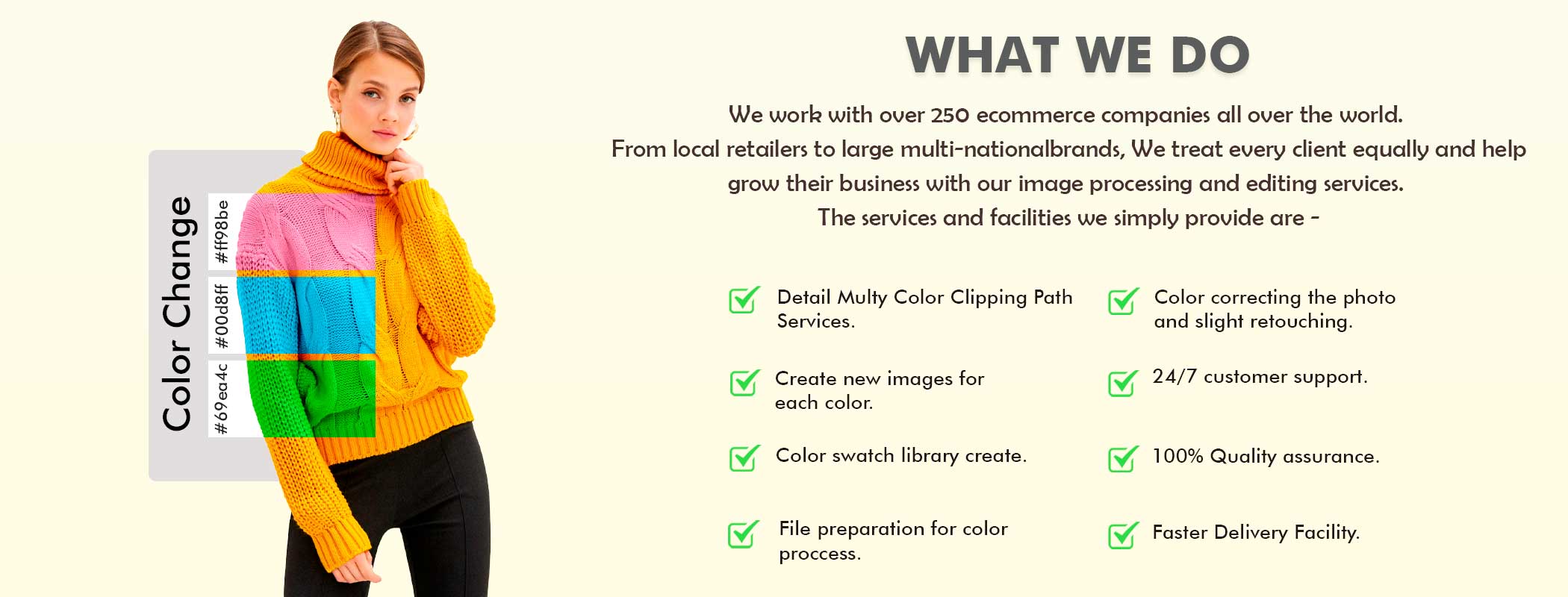 Photoshop Image Color Variants Color Changing Services